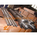 Kabra Extrusion PVC Paralelo Doble Tornillo y Barril